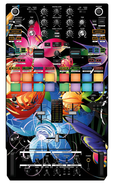 Pioneer DJ DJM S7 Skin Lotus Garden